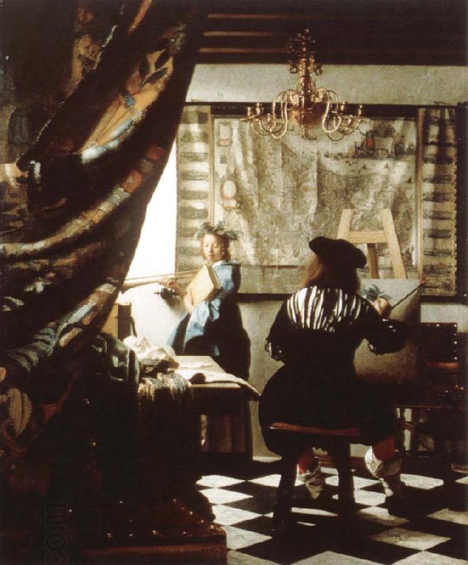 Jan Vermeer the artist s studio China oil painting art